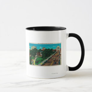 Lincoln Park showing Library & City Hall Mug