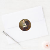 Lincoln - Pekingese 1b Classic Round Sticker (Envelope)
