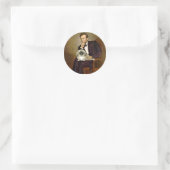 Lincoln - Pekingese 1b Classic Round Sticker (Bag)