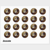 Lincoln - Pekingese 1b Classic Round Sticker (Sheet)