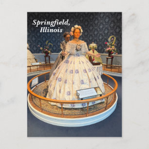 Lincoln Presidential Museum in Springfield, IL Holiday Postcard