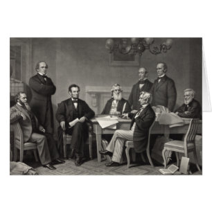 Lincoln Reading the Emancipation Proclamation