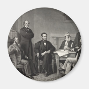 Lincoln Reading the Emancipation Proclamation Magnet