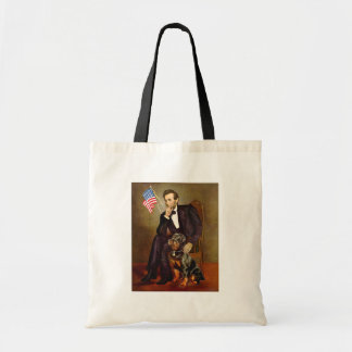 Lincoln  - Rottweiler Tote Bag