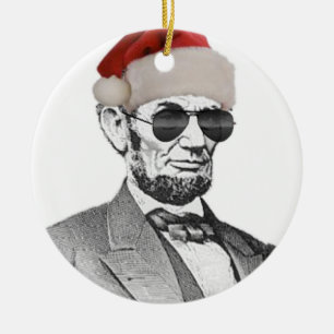 Lincoln Secret Santa Christmas Tree Ornament