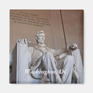 Lincoln Statue Magnet