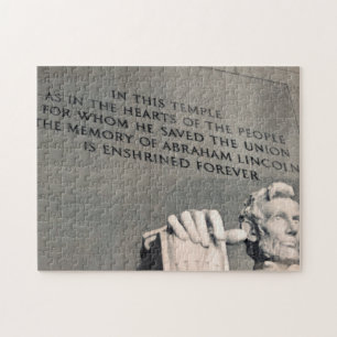 lincoln temple quote jigsaw puzzle