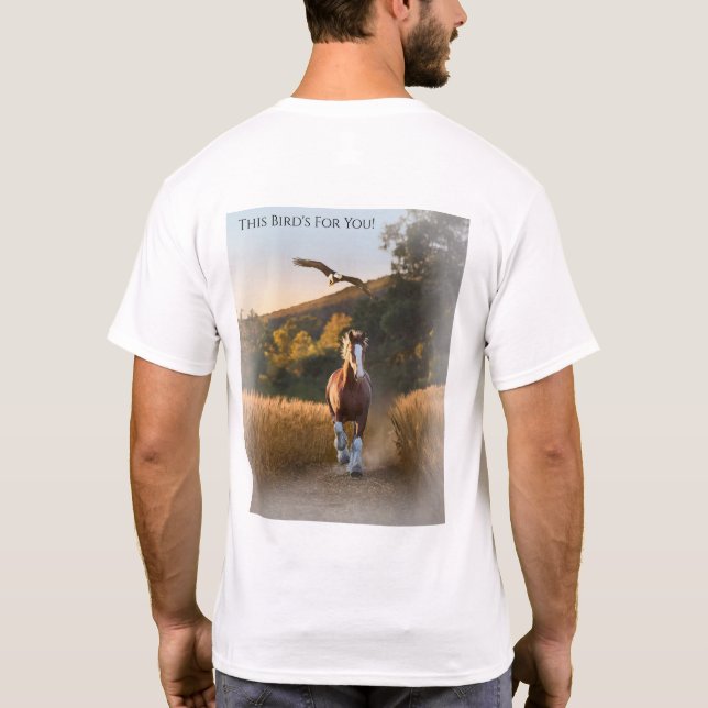 Lincoln the Bald Eagle T-Shirt (Back)