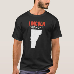 Lincoln Vermont USA State America Travel Vermonter T-Shirt