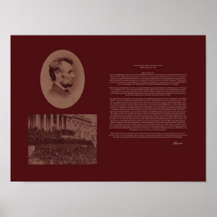 Lincoln's 2nd Inaugural Address Poster
