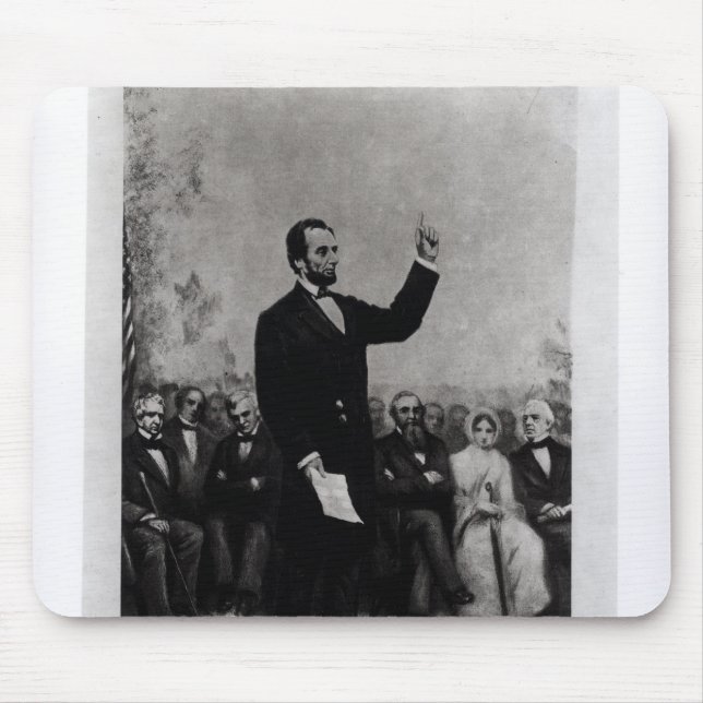 Lincoln's Address at Gettysburg, 1895 Mouse Mat (Front)