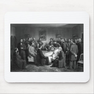 Lincoln's Deathbed Mouse Mat