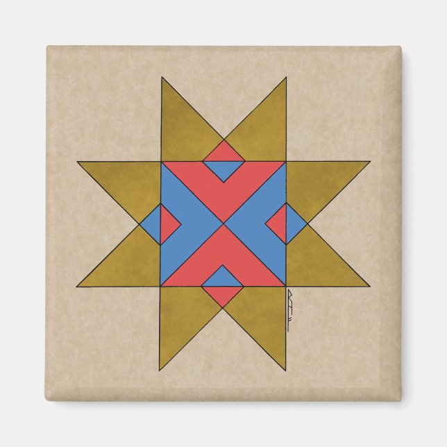 Lincolnshire Auseklis Witch Mark Magnet (Front)