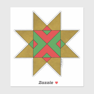 Lincolnshire Auseklis Witch Mark Red and Green