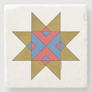 Lincolnshire Auseklis Witch Mark Stone Coaster