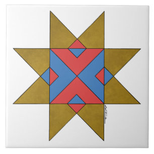 Lincolnshire Auseklis Witch Mark Tile