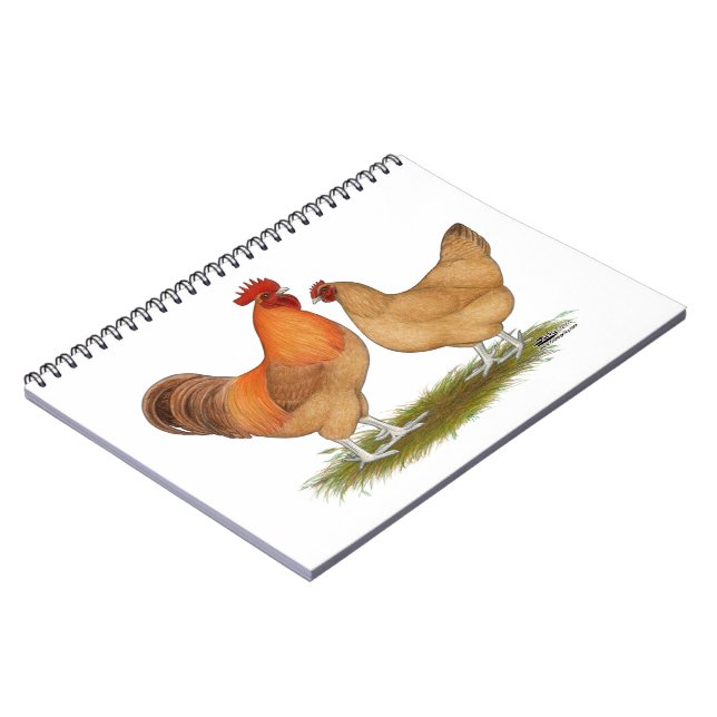 Lincolnshire Buff Chickens Notebook (Left Side)