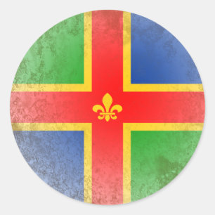 Lincolnshire Classic Round Sticker