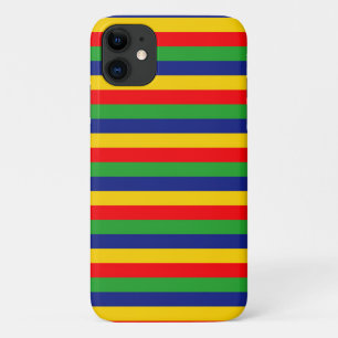 Lincolnshire flag stripes Country flag colours sym iPhone 11 Case