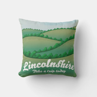 Lincolnshire " Take a trip today" Magnet Cushion