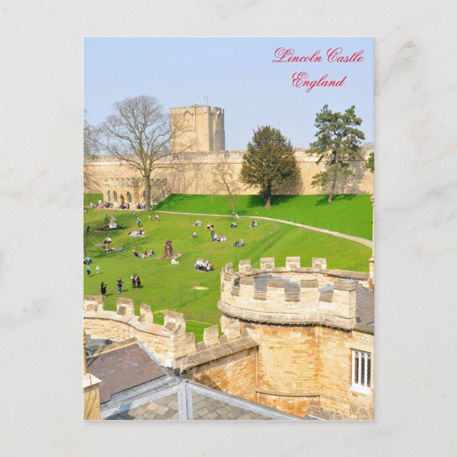 Lincon castle postcard (Front)
