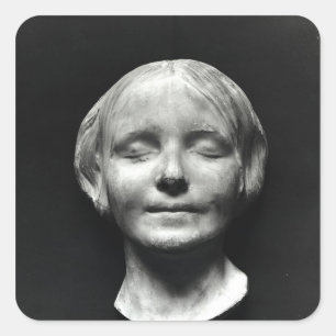 L'Inconnue de la Seine' Square Sticker