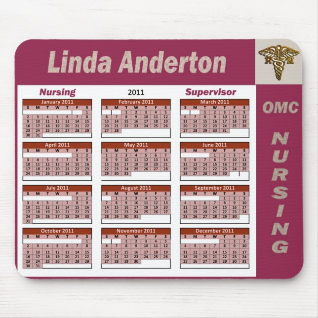 LINDA ANDERTON NURSING MOUSE MAT (Front)