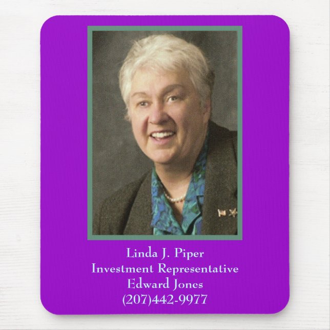 Linda, Linda J. PiperInvestment RepresentativeE... Mouse Mat (Front)