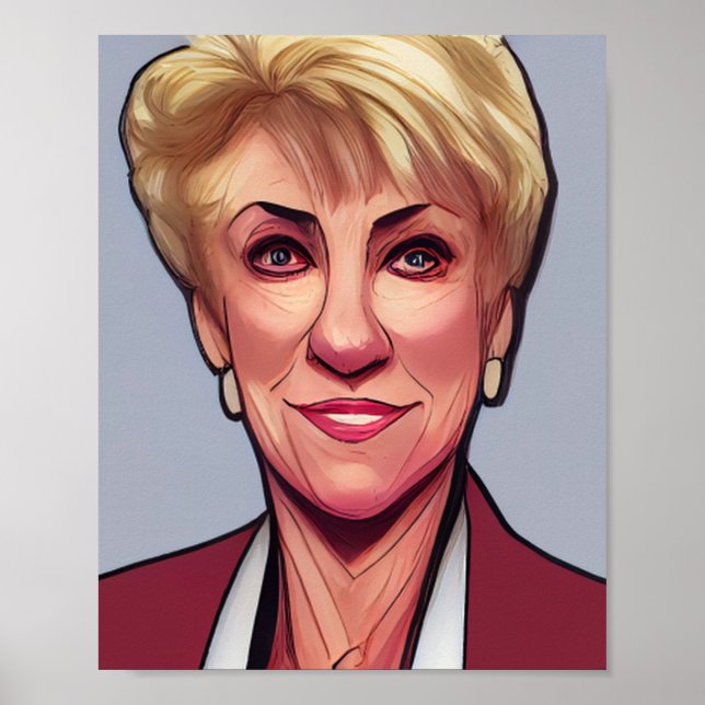 Linda Mcmahon Comics Style  Poster (Front)