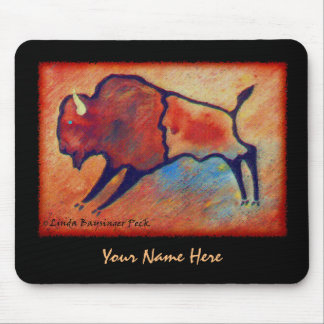 Linda's Stylised Buffalo Mouse Mat