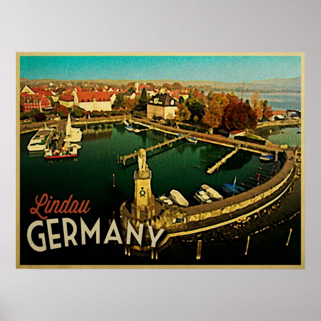 Lindau Germany Panorama Poster (Front)