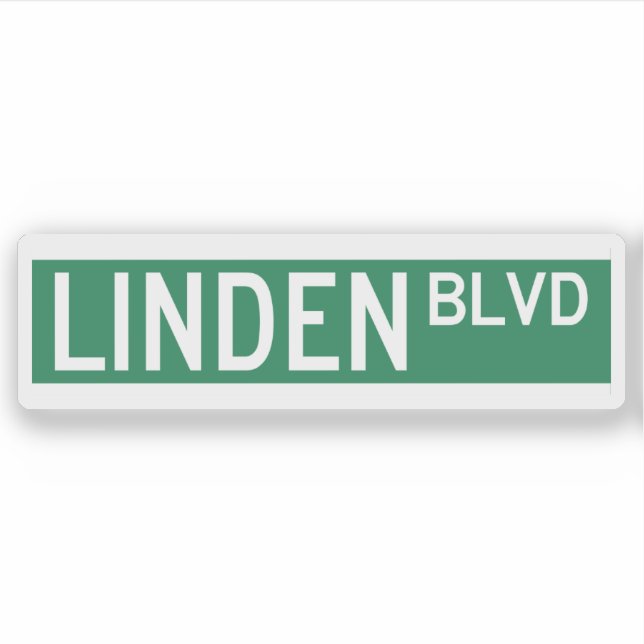 Linden Boulevard Sign (Front)
