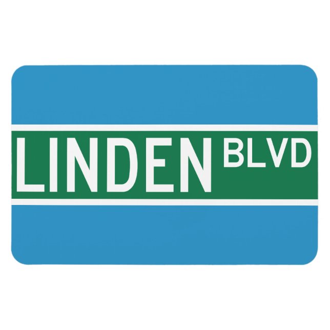 Linden Boulevard Sign Magnet (Horizontal)