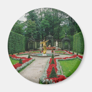 Lindenhof Castle, Bavaria, Germany flowers Magnet