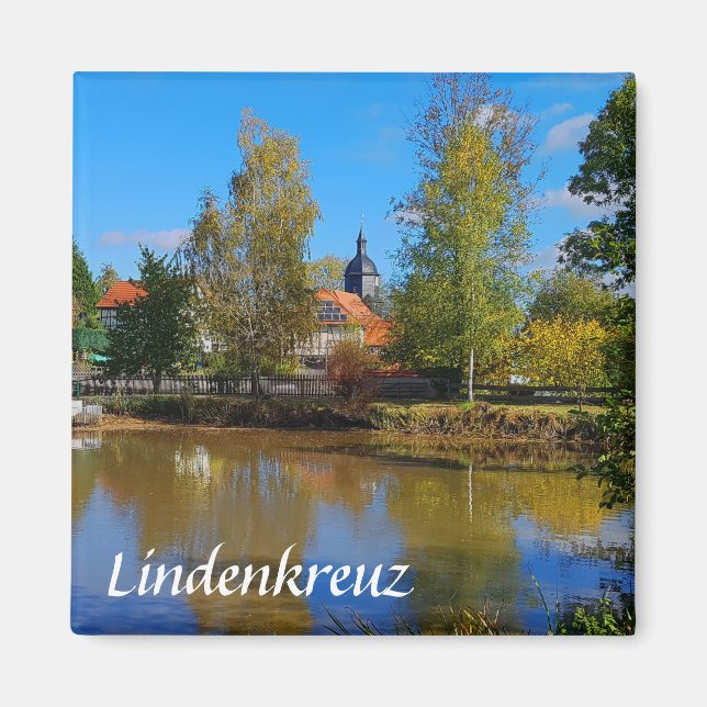 Lindenkreuz in Thüringen Magnet (Front)