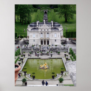 Linderhof palace poster