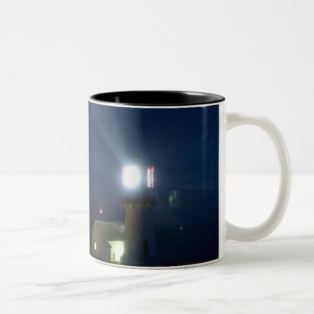 lindesnes fyr, norways most southern point 2 Two-Tone coffee mug (Right)