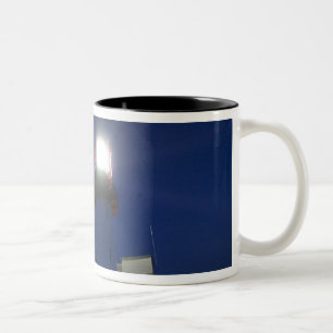 lindesnes fyr, norways most southern point 3 Two-Tone coffee mug