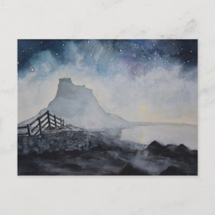 Lindisfarne Castle by Moonlight.JPG Postcard