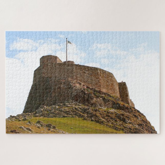 Lindisfarne Castle, Holy Island, England Jigsaw Puzzle (Horizontal)