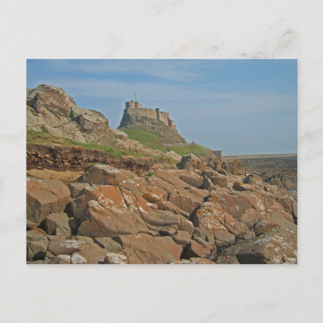 Lindisfarne Castle Holy Island England Postcard (Front)