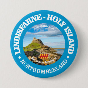 Lindisfarne - Holy Island (rd) 7.5 Cm Round Badge