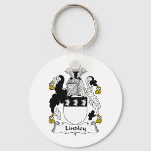 Lindley Family Crest Key Ring