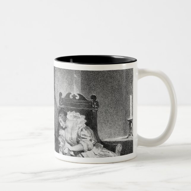Lindor's letter Two-Tone coffee mug (Right)