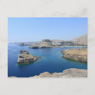 Lindos Acropolis Postcard
