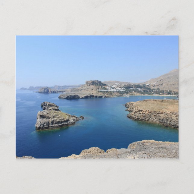 Lindos Acropolis Postcard (Front)