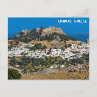Lindos Greece Castle Rhodes Island Greek Travel