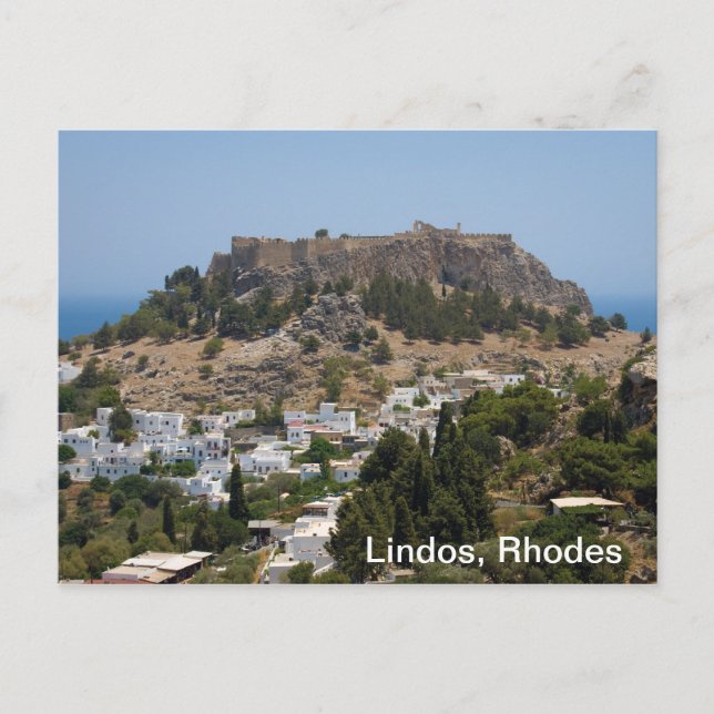 Lindos, Rhodes Postcard (Front)