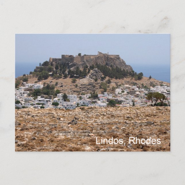 Lindos, Rhodes Postcard (Front)