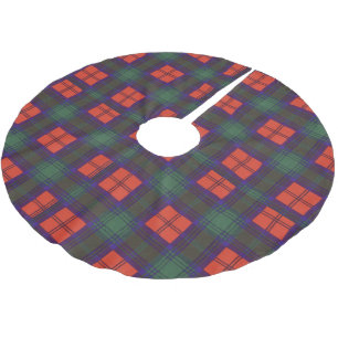 Lindsay clan Plaid Scottish tartan Brushed Polyester Tree Skirt